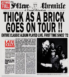 Thick as a Brick on Tour