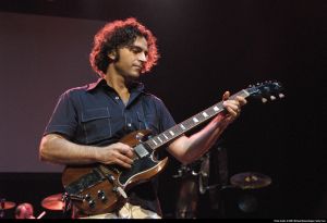 Dweezil Zappa on stage in Brisbane, Australia. 2007